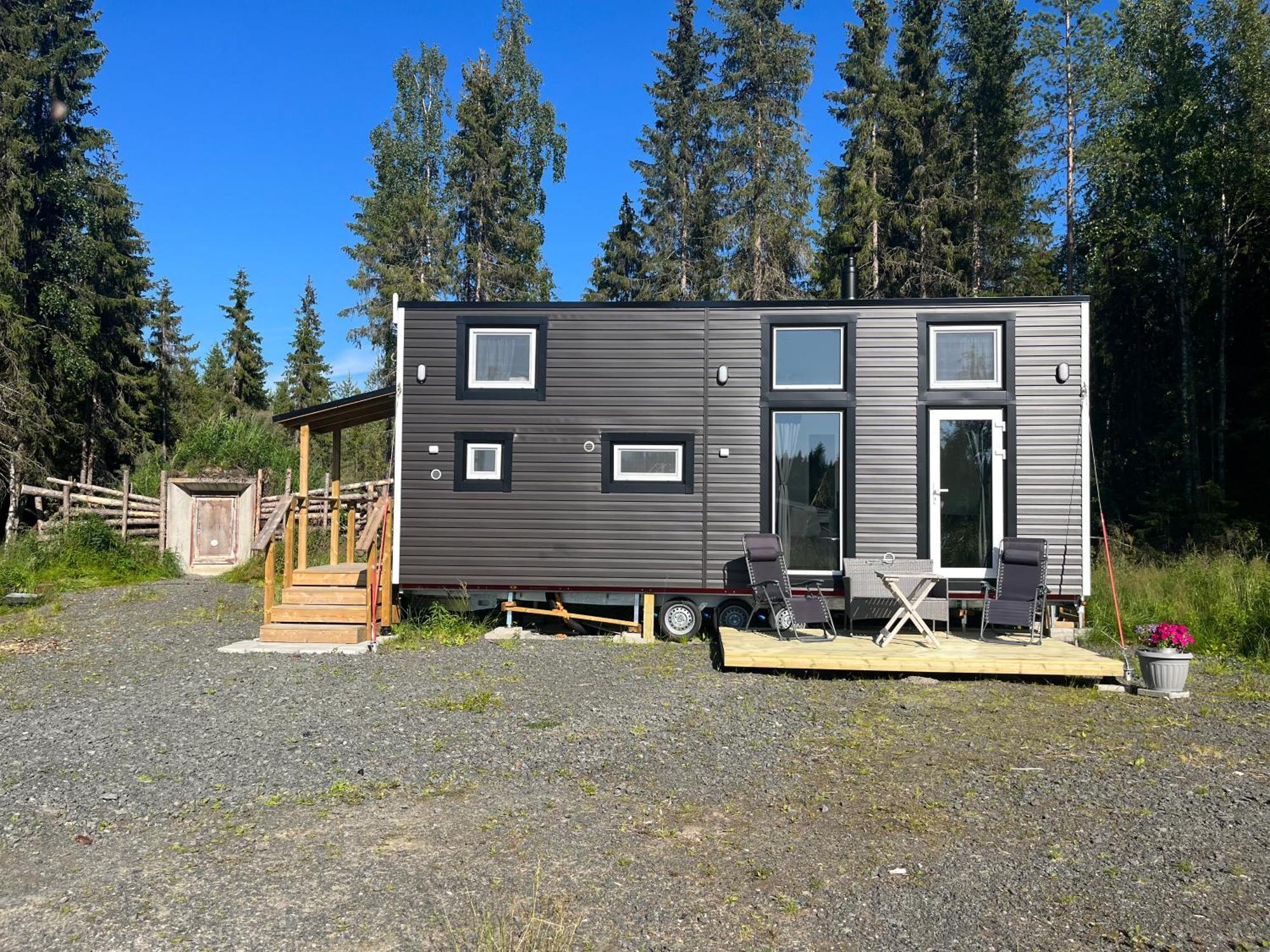 Luxus Tiny House Saagala Villa Tornio Buitenkant foto